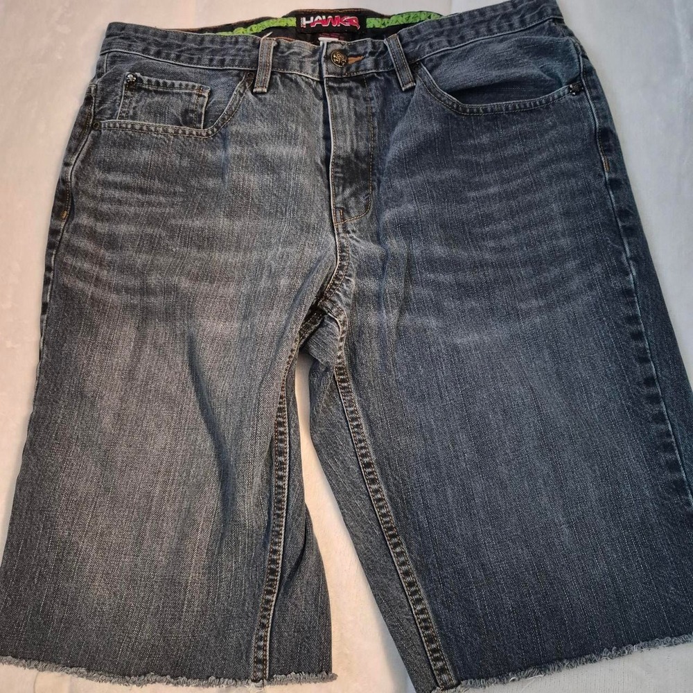 Y2K Tony Hawk blue jean shorts size 34'